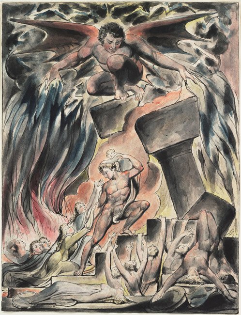 Praca Złe sny autorstwa William Blake