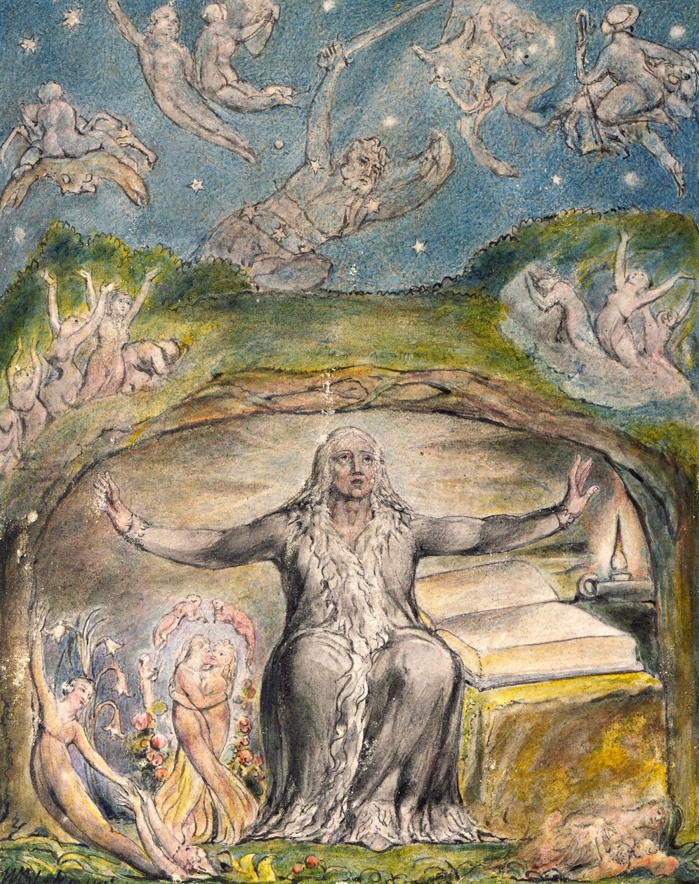 LAllegro i Il Penseroso autorstwa William Blake