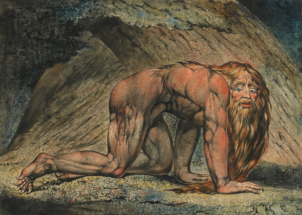 Nabuchodonozor autorstwa William Blake