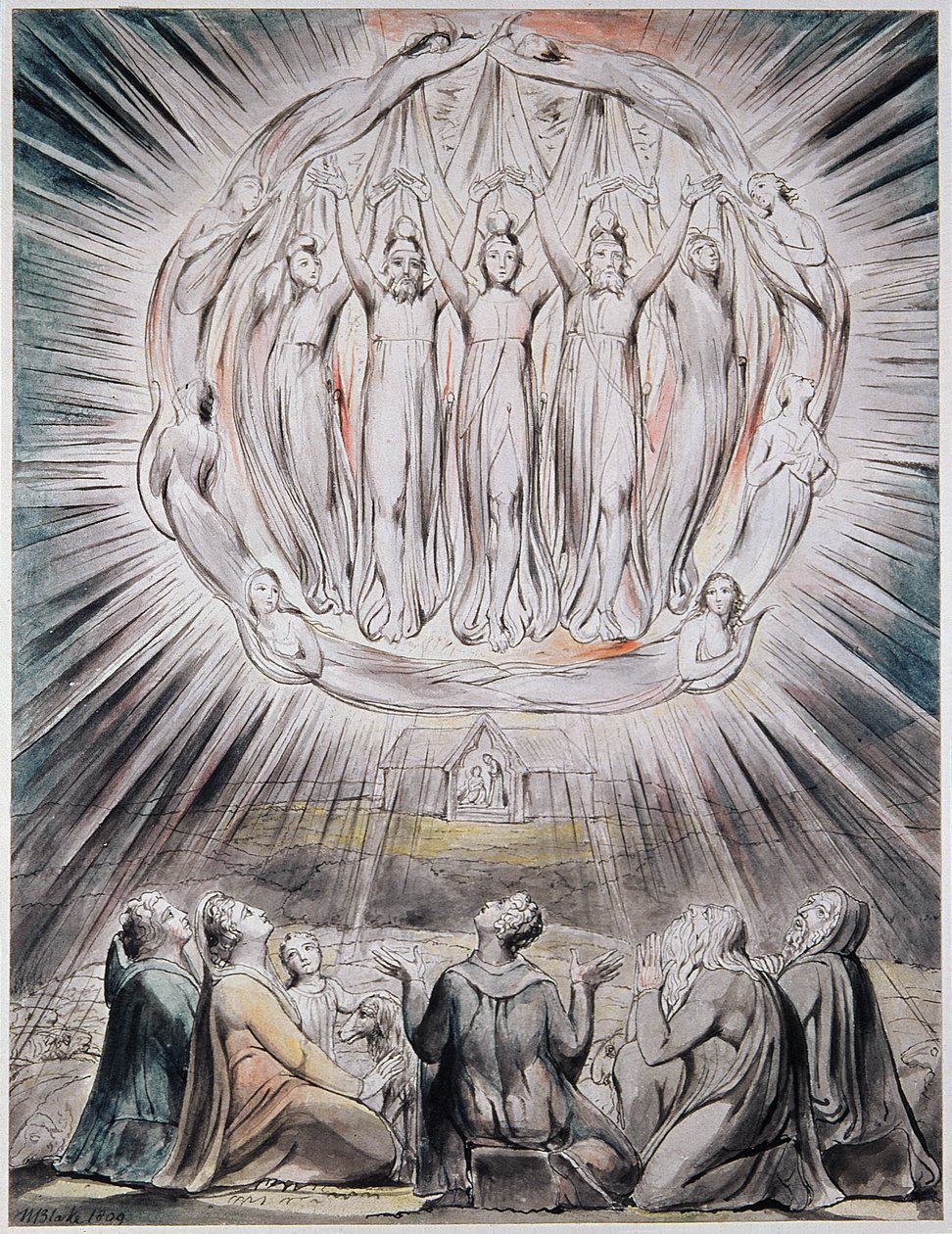 W poranek Narodzenia Pańskiego autorstwa William Blake