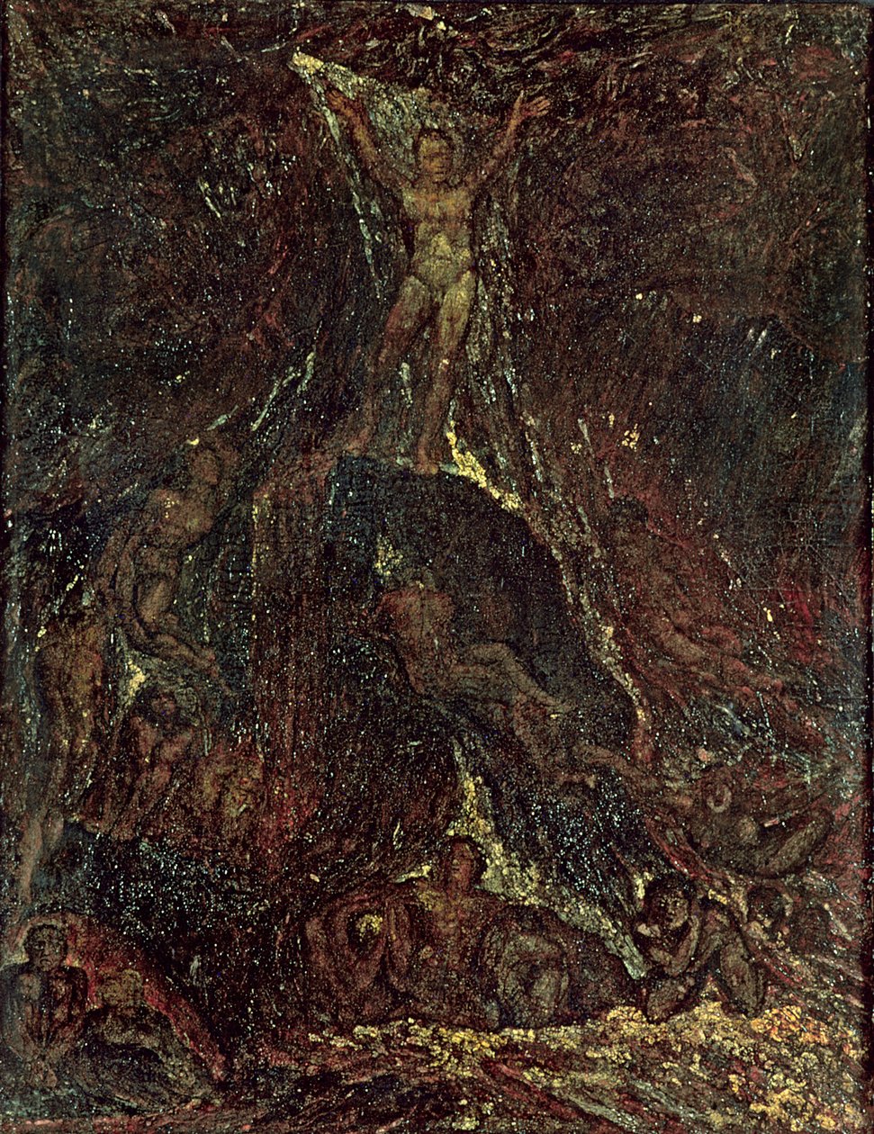 Szatan powołujący swoje legiony autorstwa William Blake