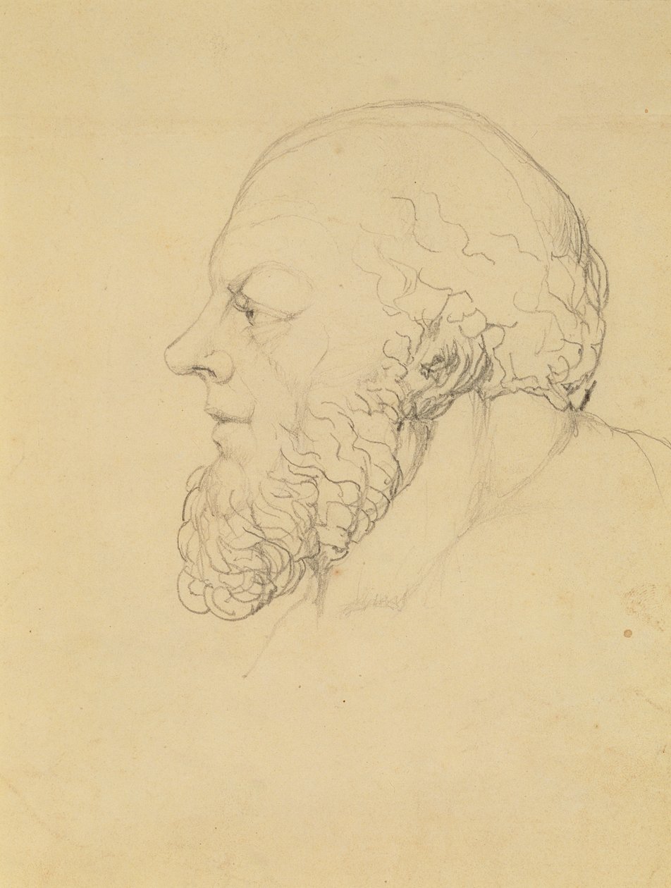Sokrates, ok.1820 (grafit) autorstwa William Blake