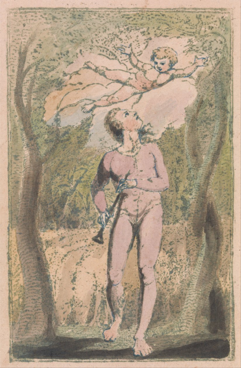 Pieśni o niewinności i doświadczeniu, płyta 1, Frontyspis o niewinności (Bentley 2) autorstwa William Blake