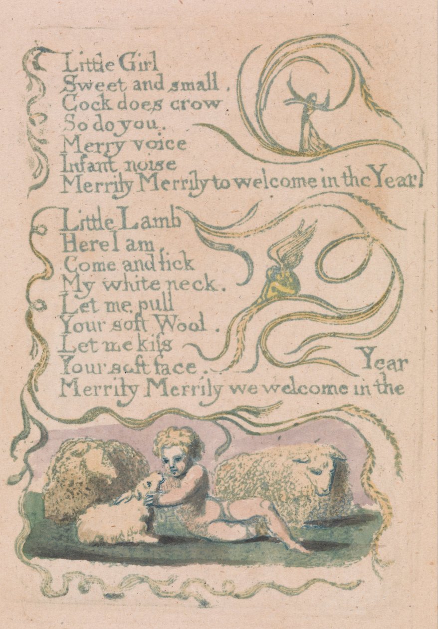 Pieśni niewinności i doświadczenia, płyta 12, autorstwa William Blake
