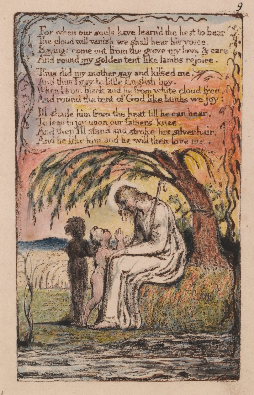 Pieśni niewinności i doświadczenia, płyta 9, autorstwa William Blake