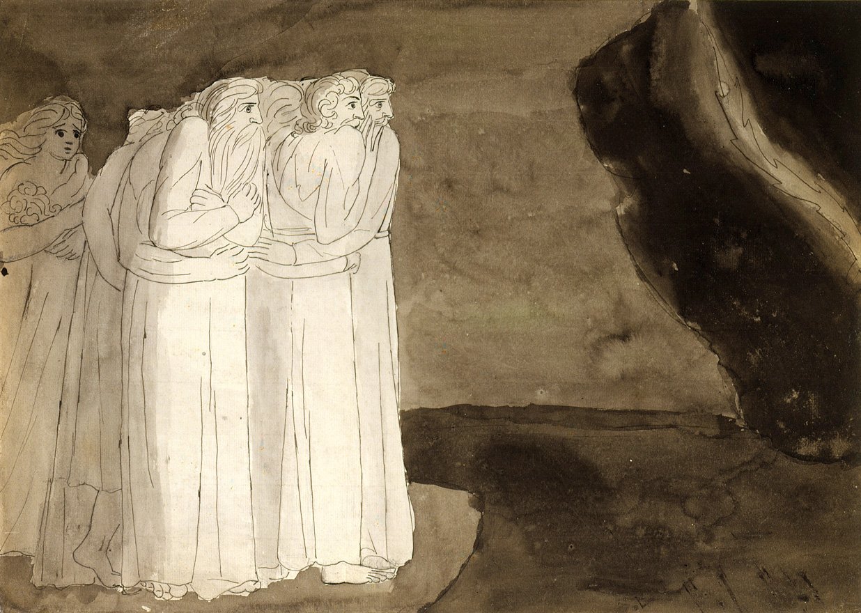 Nadejście Zagłady autorstwa William Blake