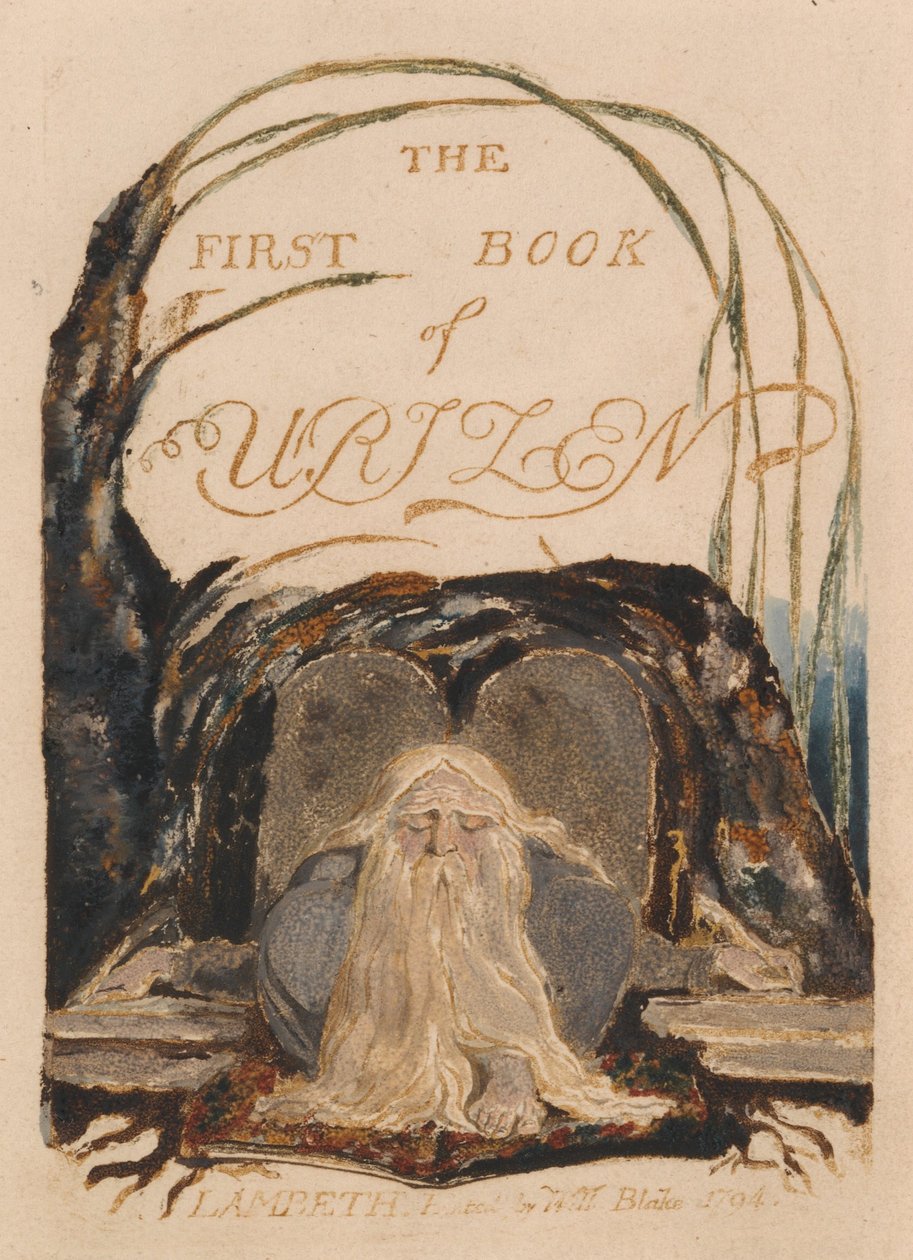 Pierwsza Księga Urizena, Tablica 1, Pierwsza Księga Urizena. (Bentley 1) autorstwa William Blake