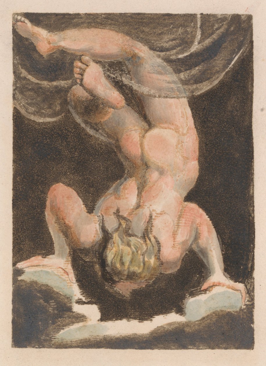 Pierwsza Księga Urizena, płyta 15 (Bentley 14) autorstwa William Blake