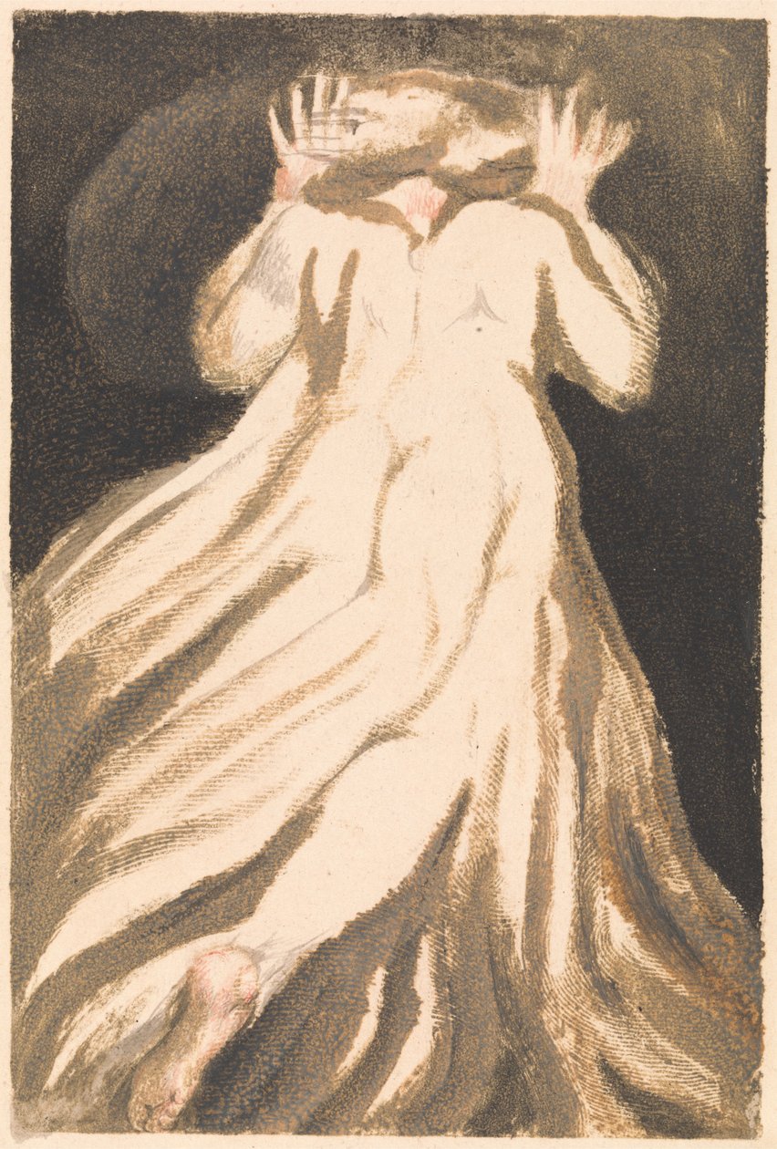 Pierwsza Księga Urizena, Tablica 21 (Bentley 27) autorstwa William Blake