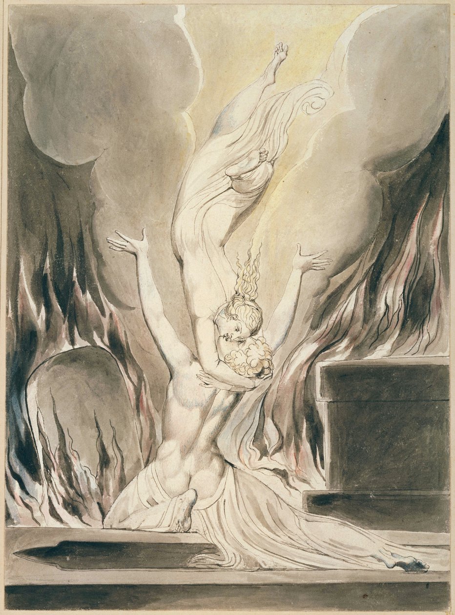 Grób autorstwa William Blake