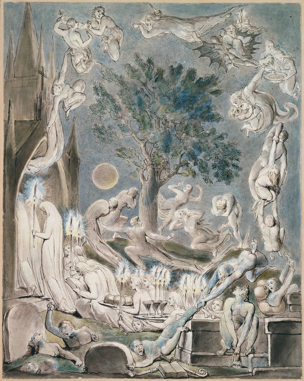Grób autorstwa William Blake