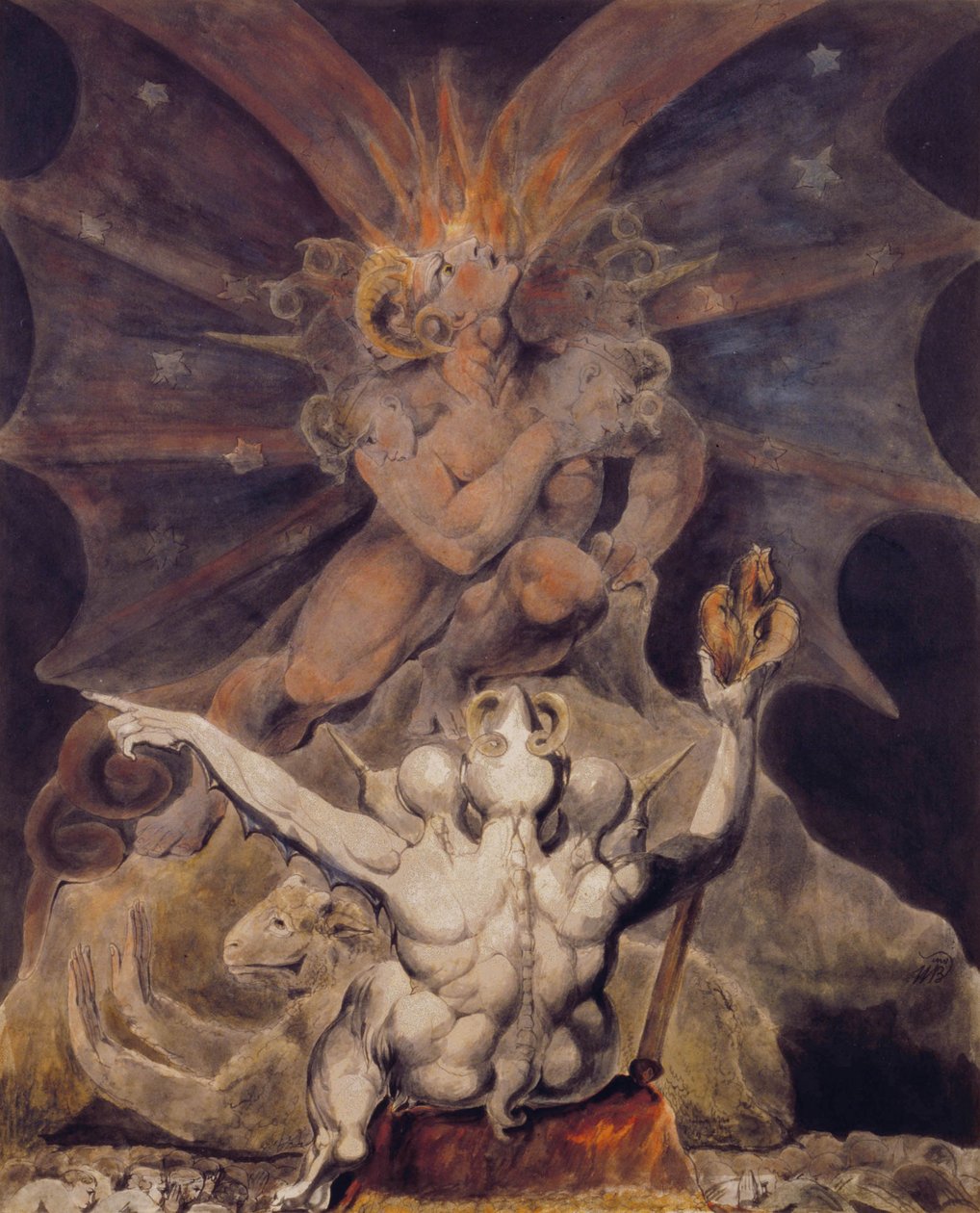 Liczba Bestii to 666 autorstwa William Blake