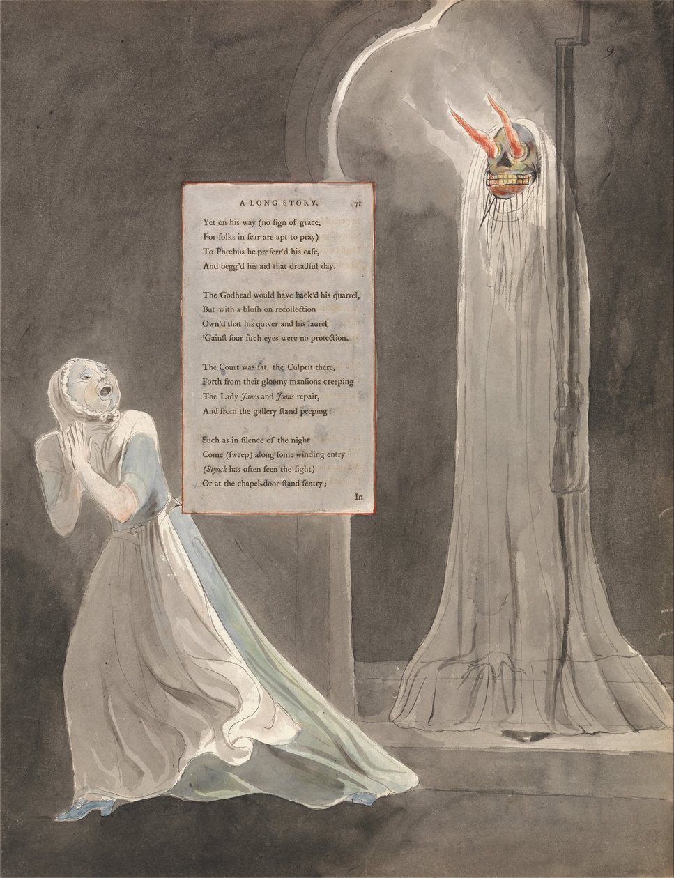 Wiersze Thomasa Graya, projekt 31, długa historia. autorstwa William Blake