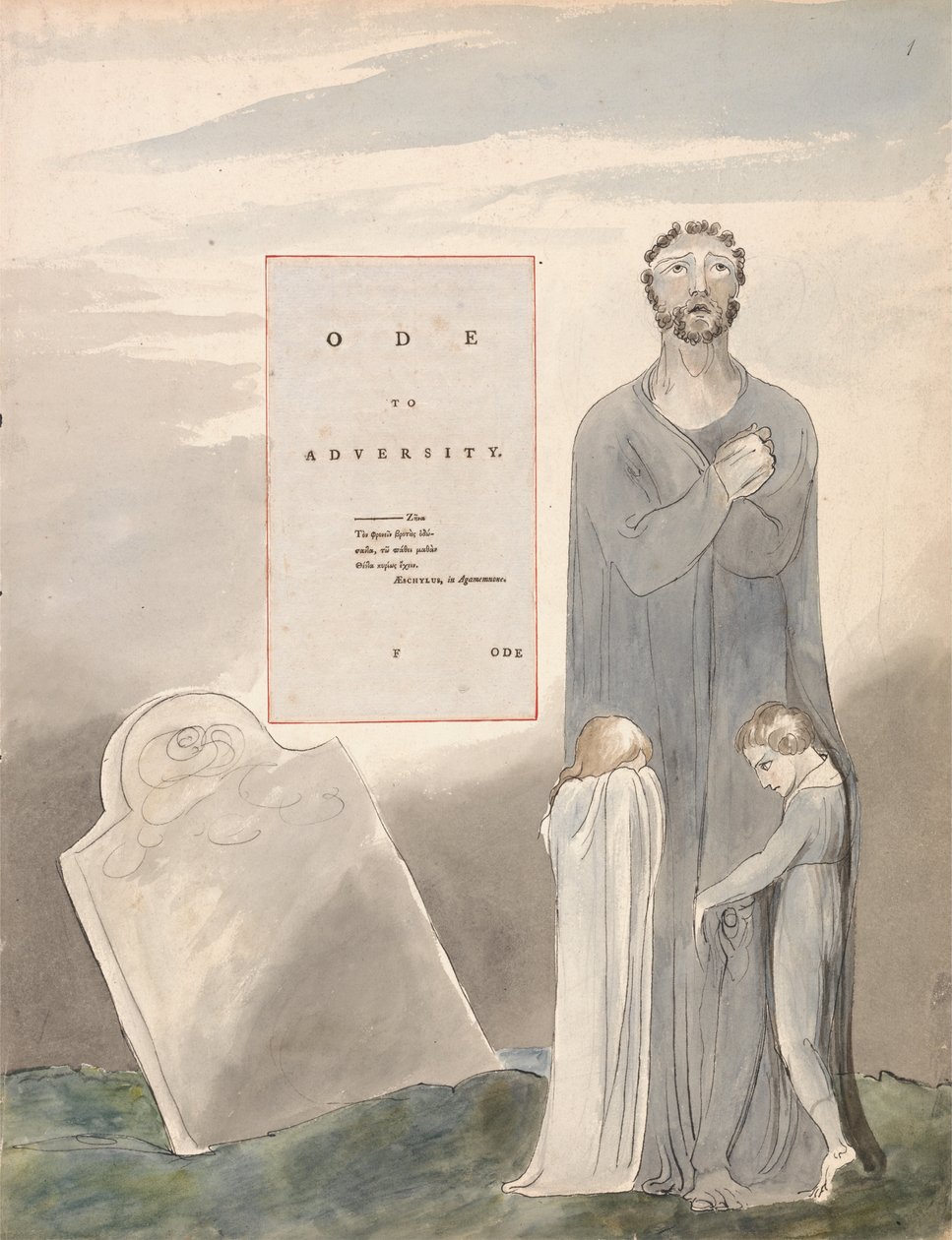 Wiersze Thomasa Graya, projekt 35, Oda do przeciwności. autorstwa William Blake