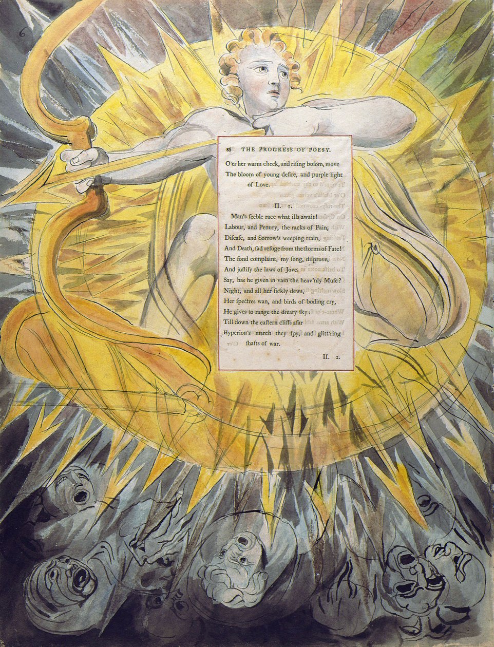 Wiersze Thomasa Graya, projekt 46 Postępy poezji autorstwa William Blake