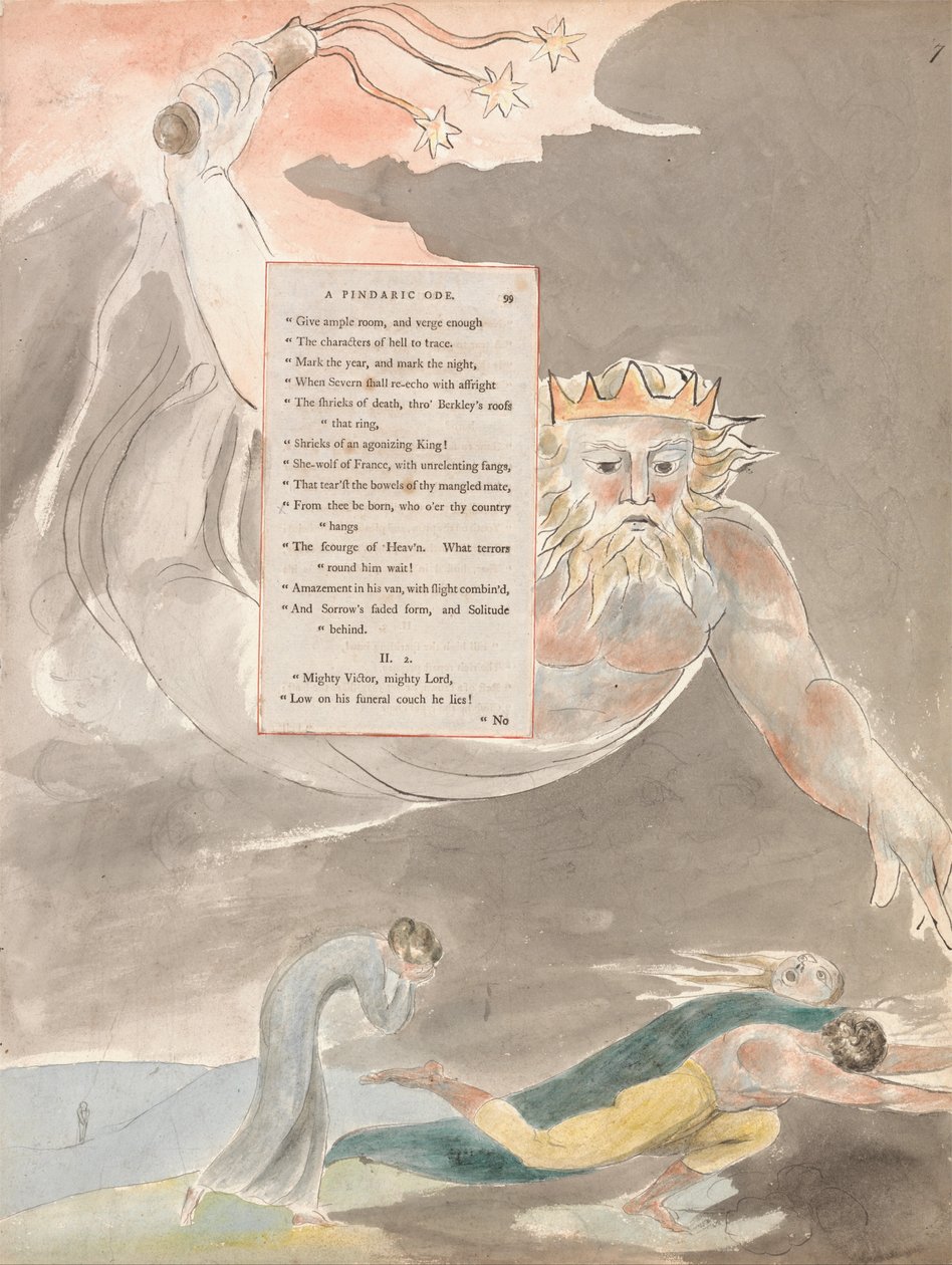 Wiersze Thomasa Graya, Design 59, Bard. autorstwa William Blake