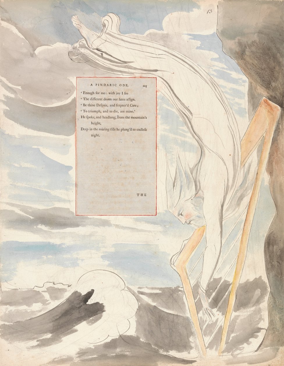 Wiersze Thomasa Graya, Design 65, Bard. autorstwa William Blake