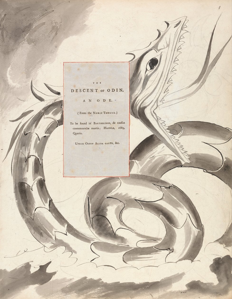 Wiersze Thomasa Graya, projekt 77, autorstwa William Blake
