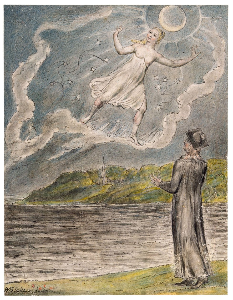 Wędrujący Księżyc autorstwa William Blake