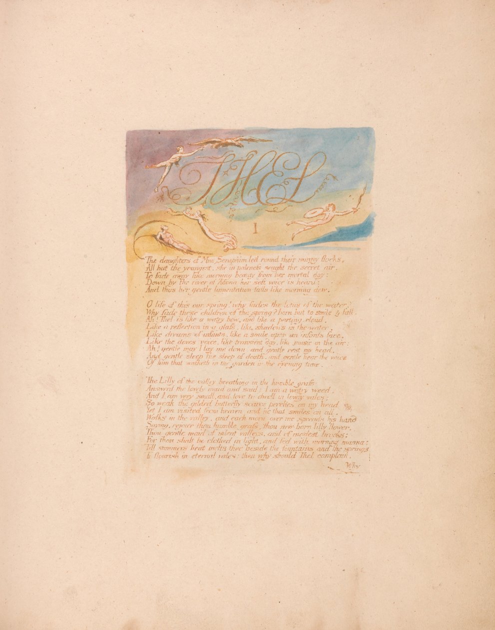 Córki Mne Serafina. . . . autorstwa William Blake