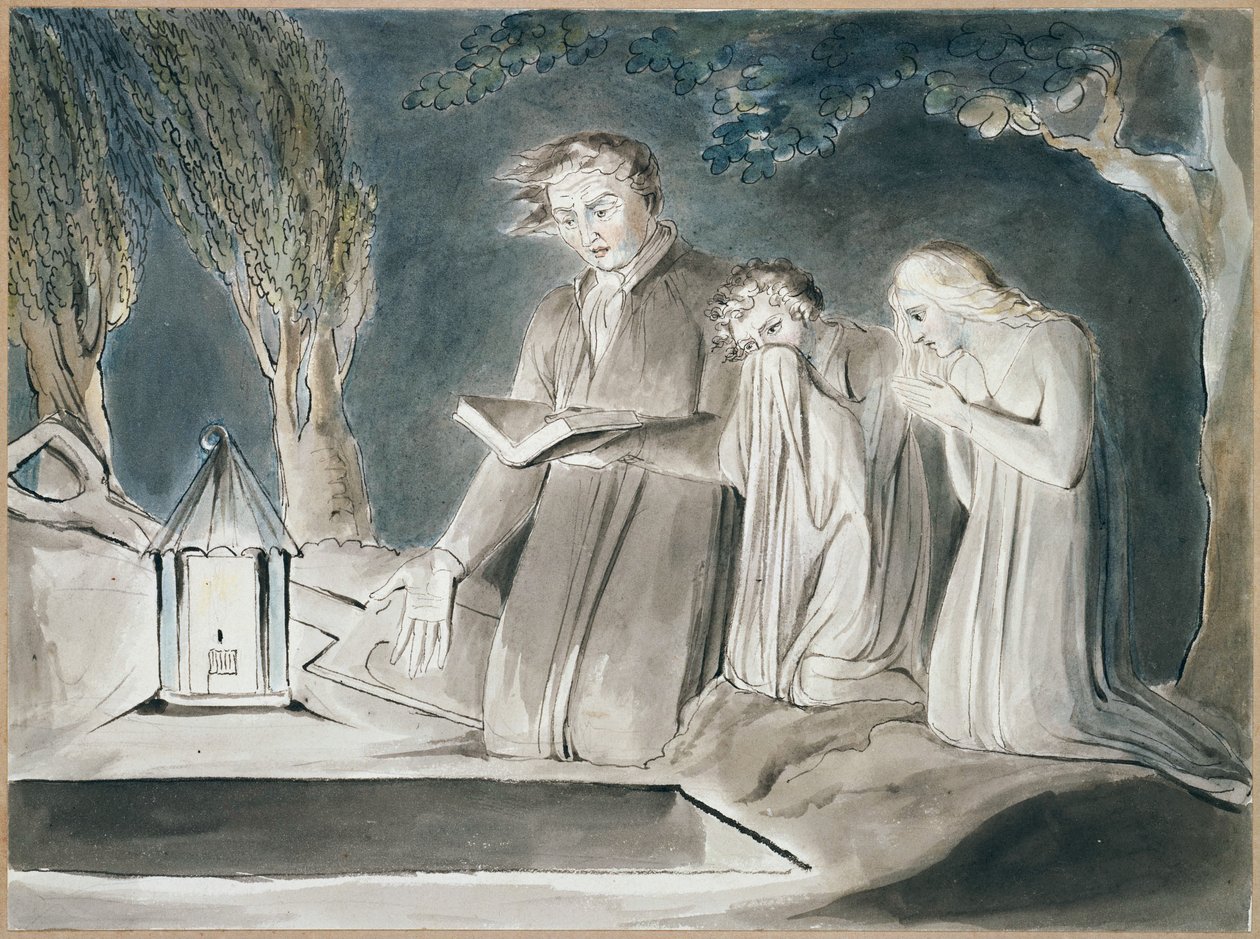 Grób autorstwa William Blake