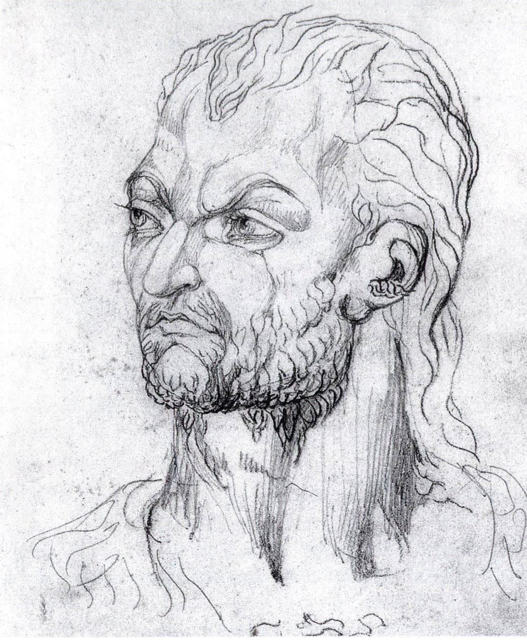 Wizjonerski szef Owena Glendowera autorstwa William Blake