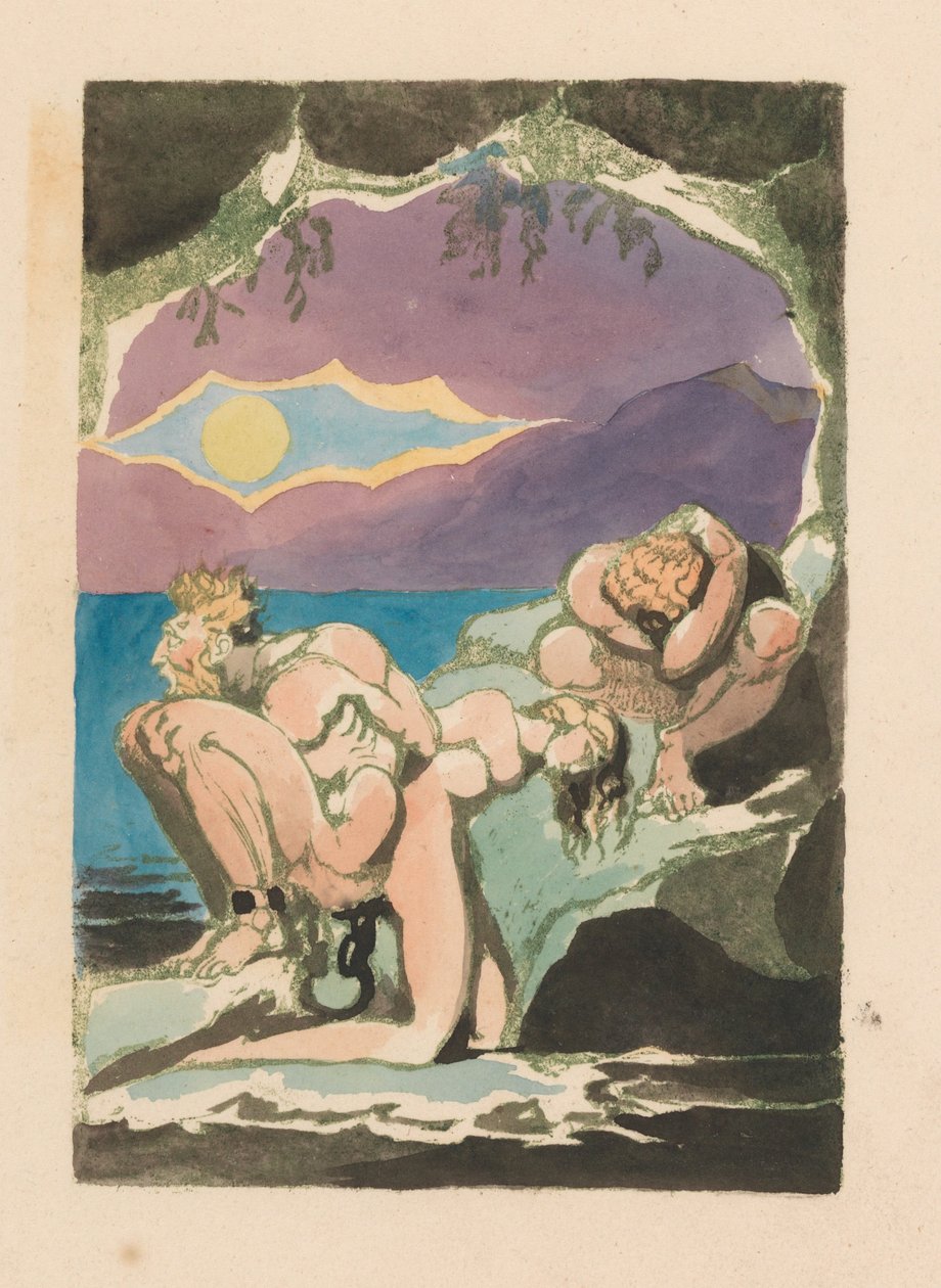 Wizje Córek Albionu, Tablica 1, Frontyspis autorstwa William Blake