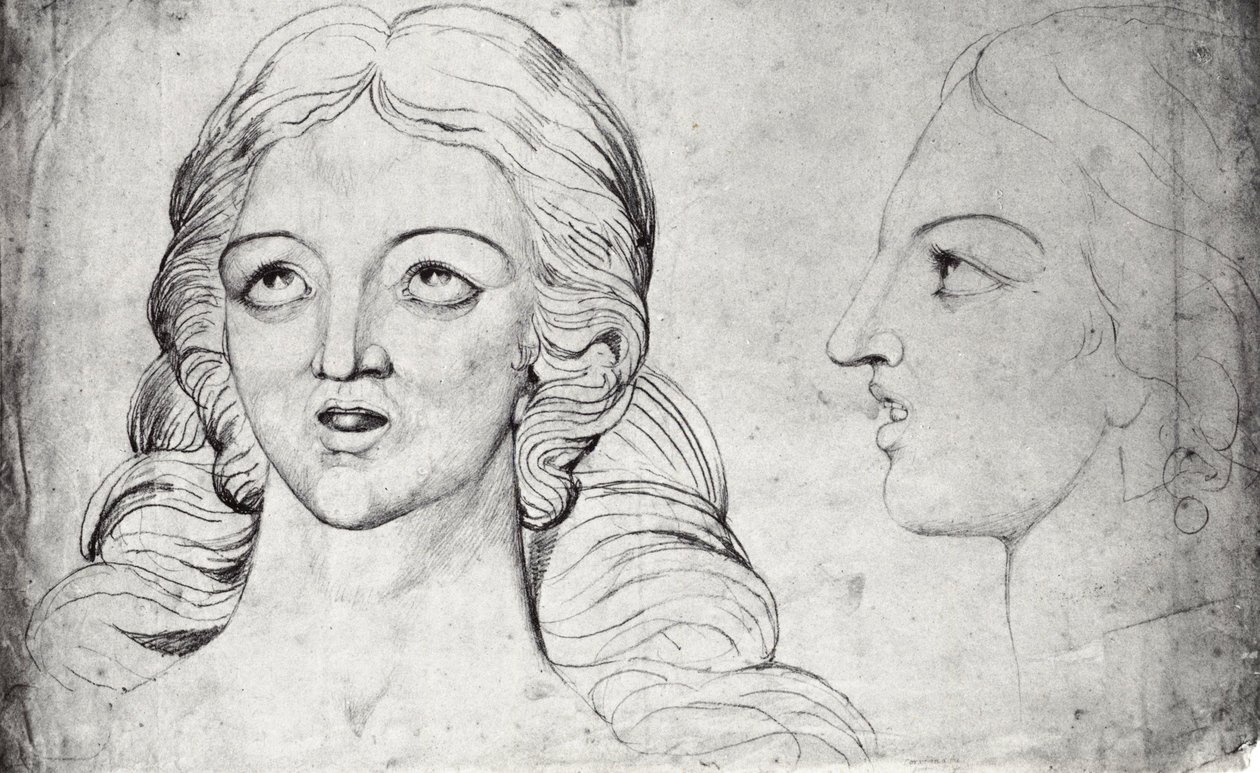 William Blake, wizjonerski szef Corinny Theban c 1820 autorstwa William Blake