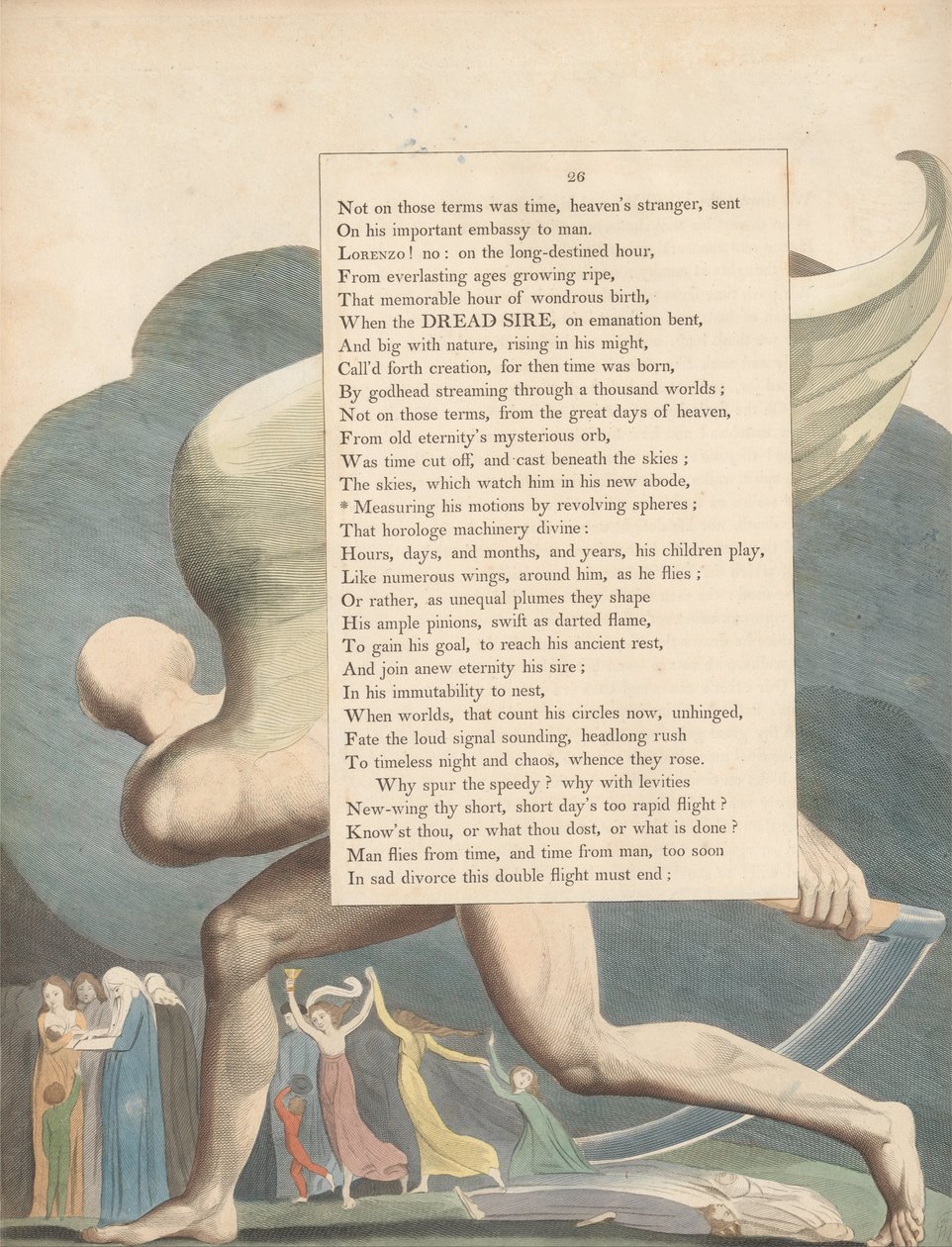 Myśl Nocna Młodych, Strona 26, autorstwa William Blake