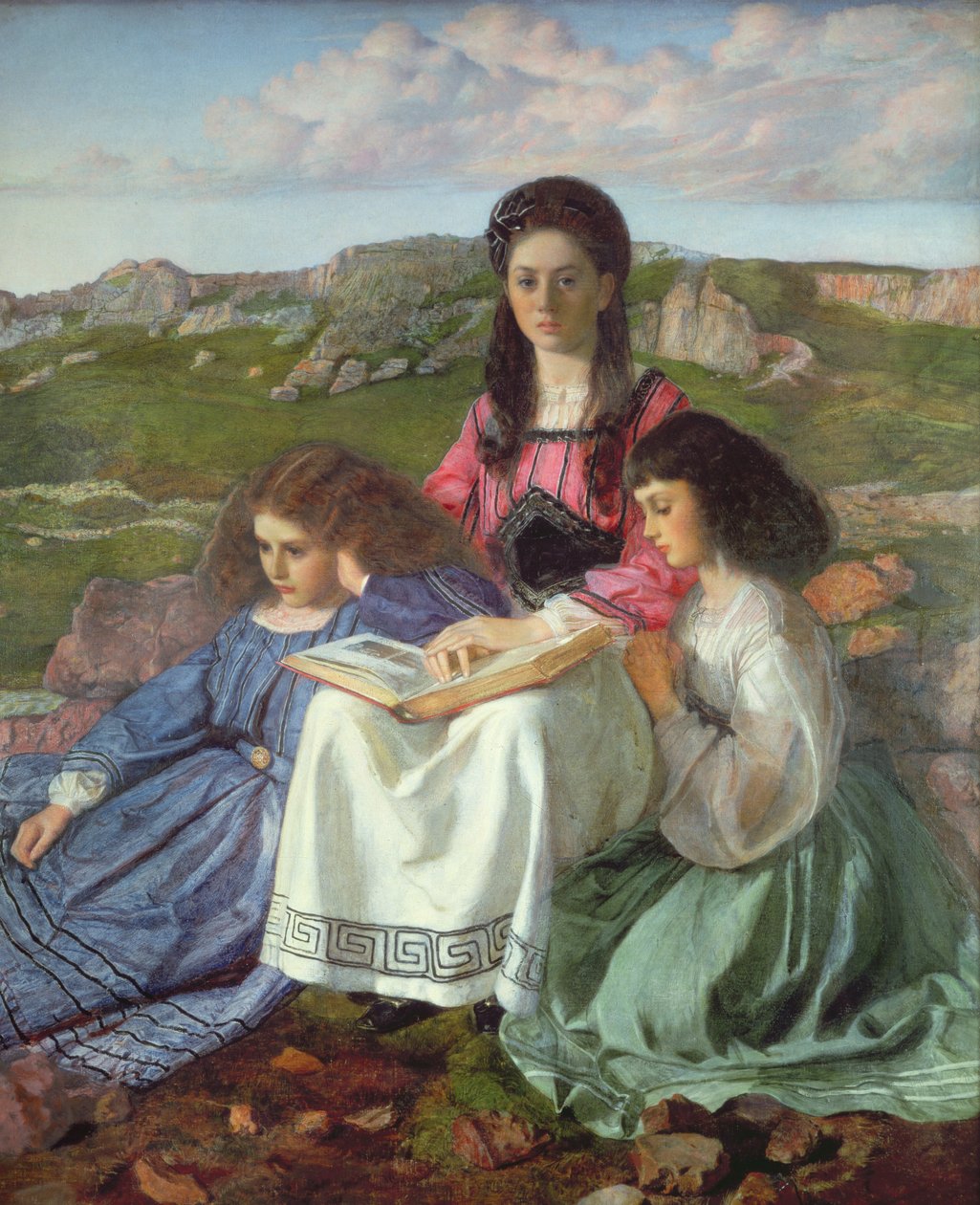 Trzy siostry dziekana Liddella autorstwa William Blake Richmond