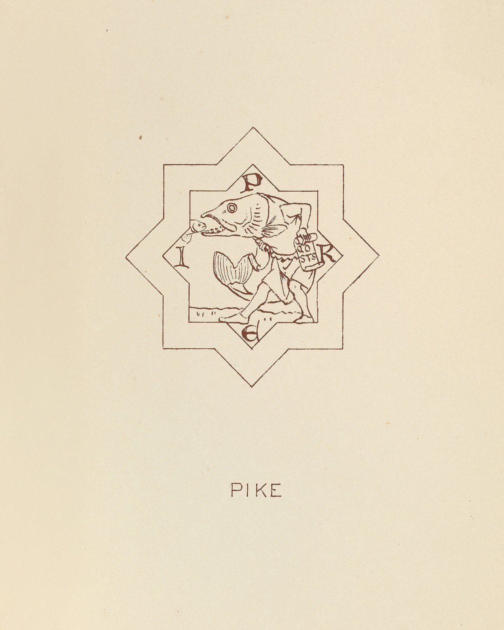 Szczupak, 1878 autorstwa William Burges