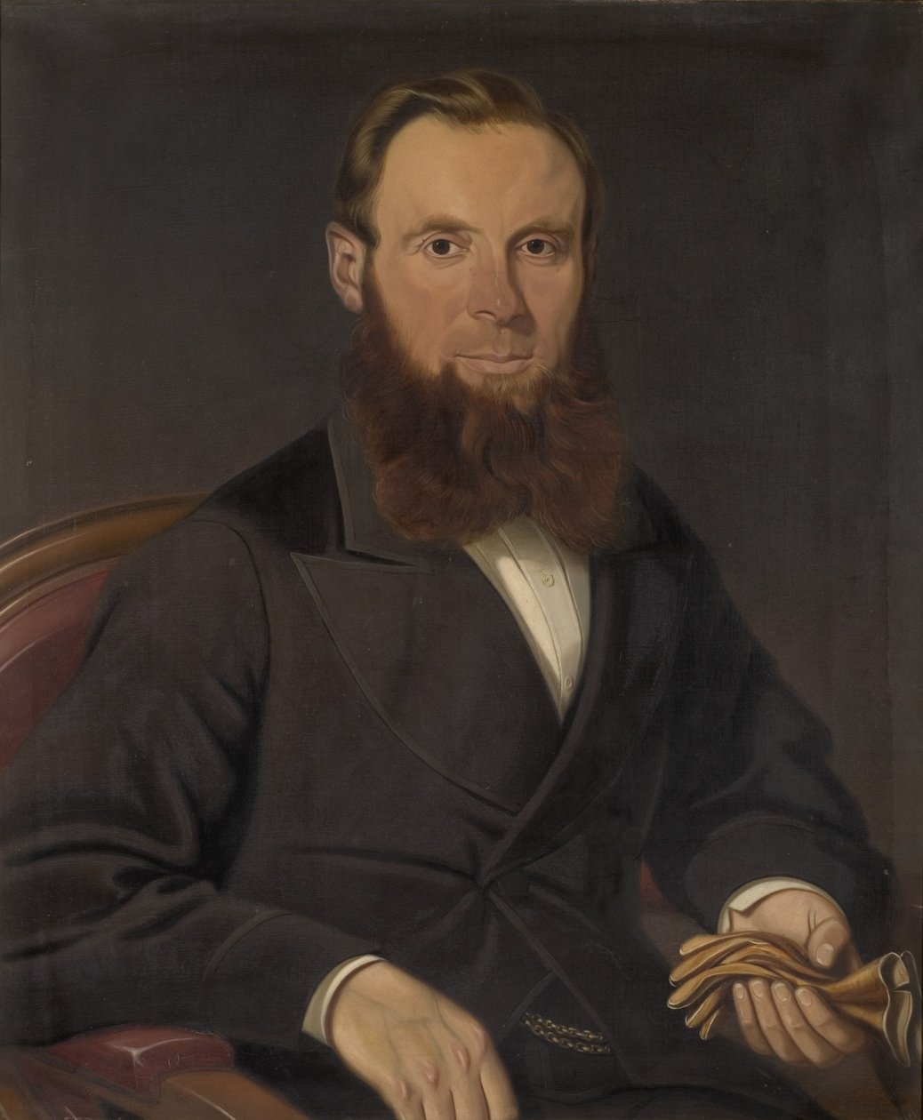 Portret mężczyzny, 1873 autorstwa William Chapman