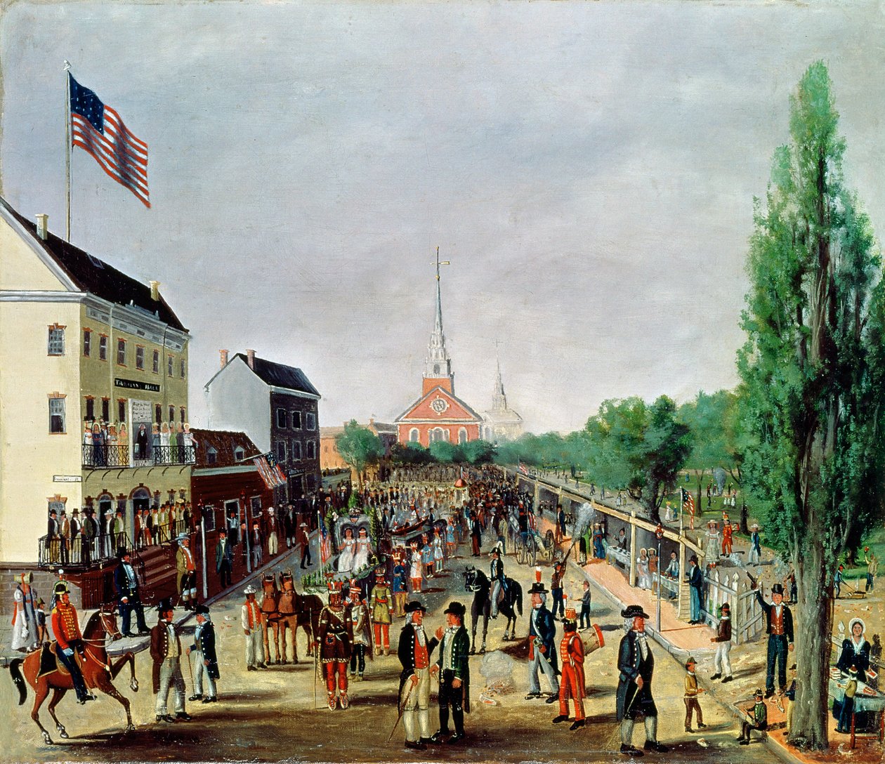 Towarzystwo Tammany świętuje 4 lipca 1812 r. 1869 r autorstwa William Chappel