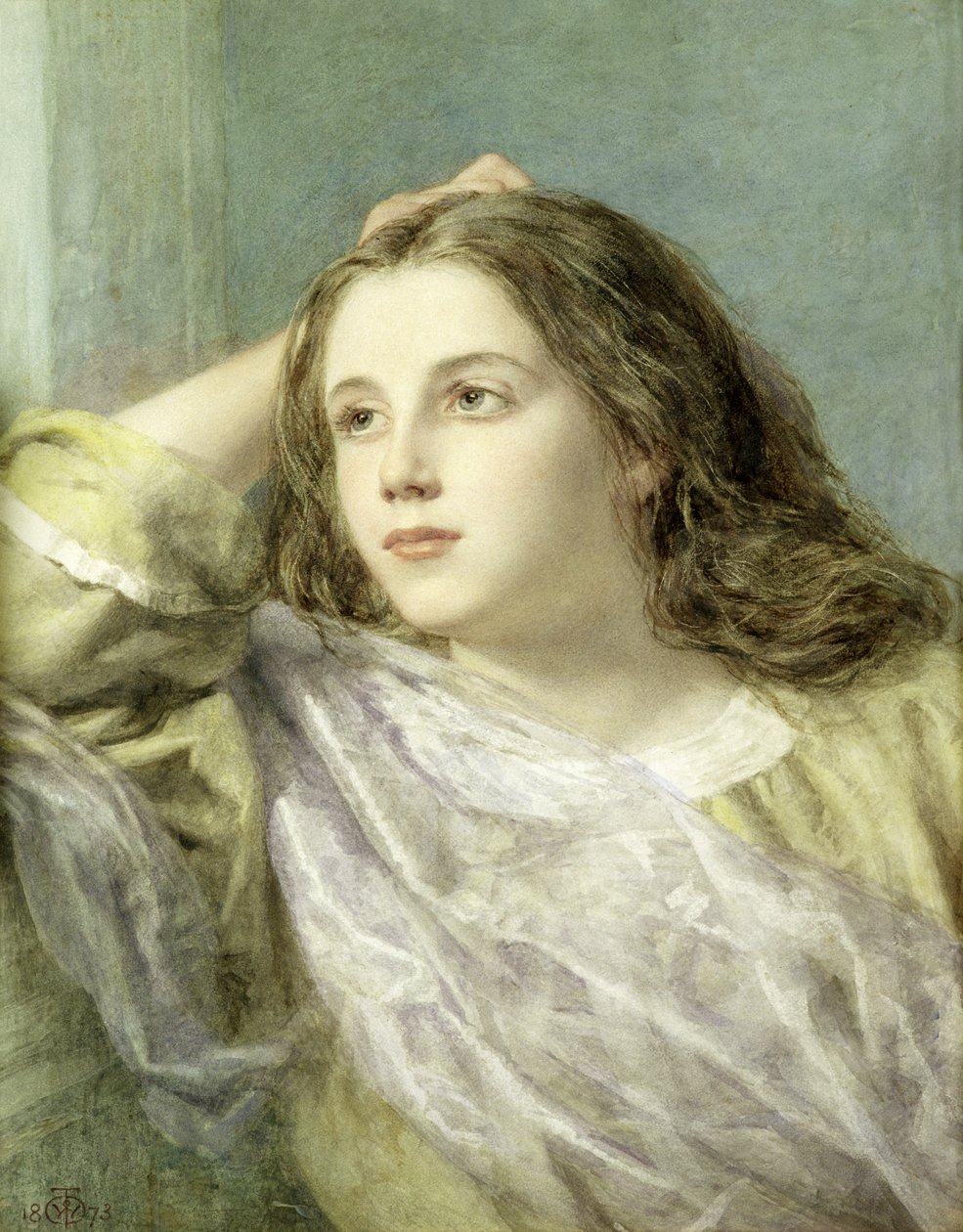 Medytacja, 1873 autorstwa William Dobson