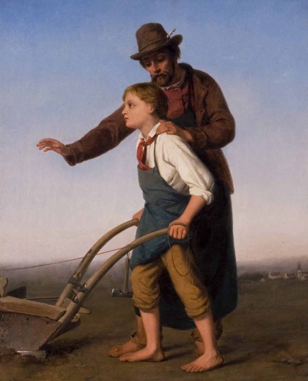 Trenuj dziecko w sposób, w jaki powinien iść, ok. 1861 r. autorstwa William Dobson