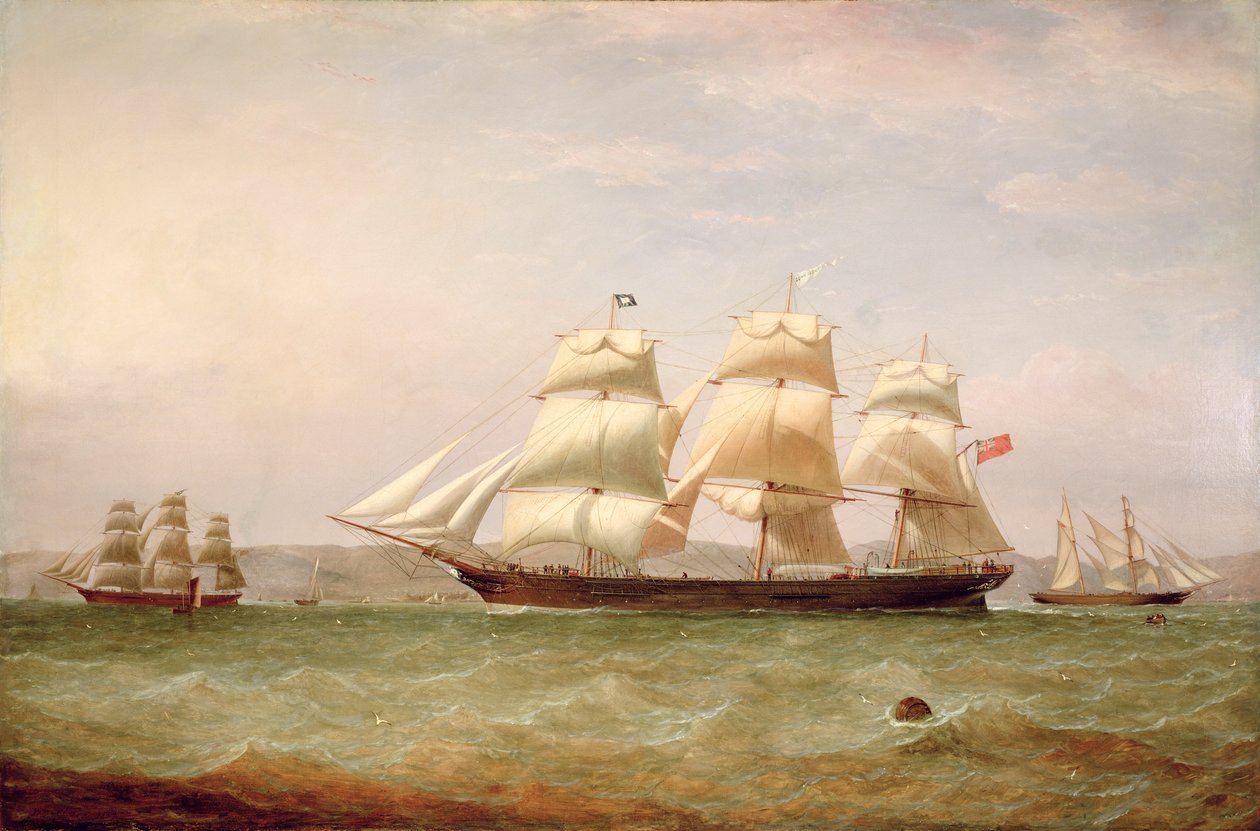 Średnia maszynka do strzyżenia, „John Lidget”, przy Greenock, 1862 autorstwa William Clark