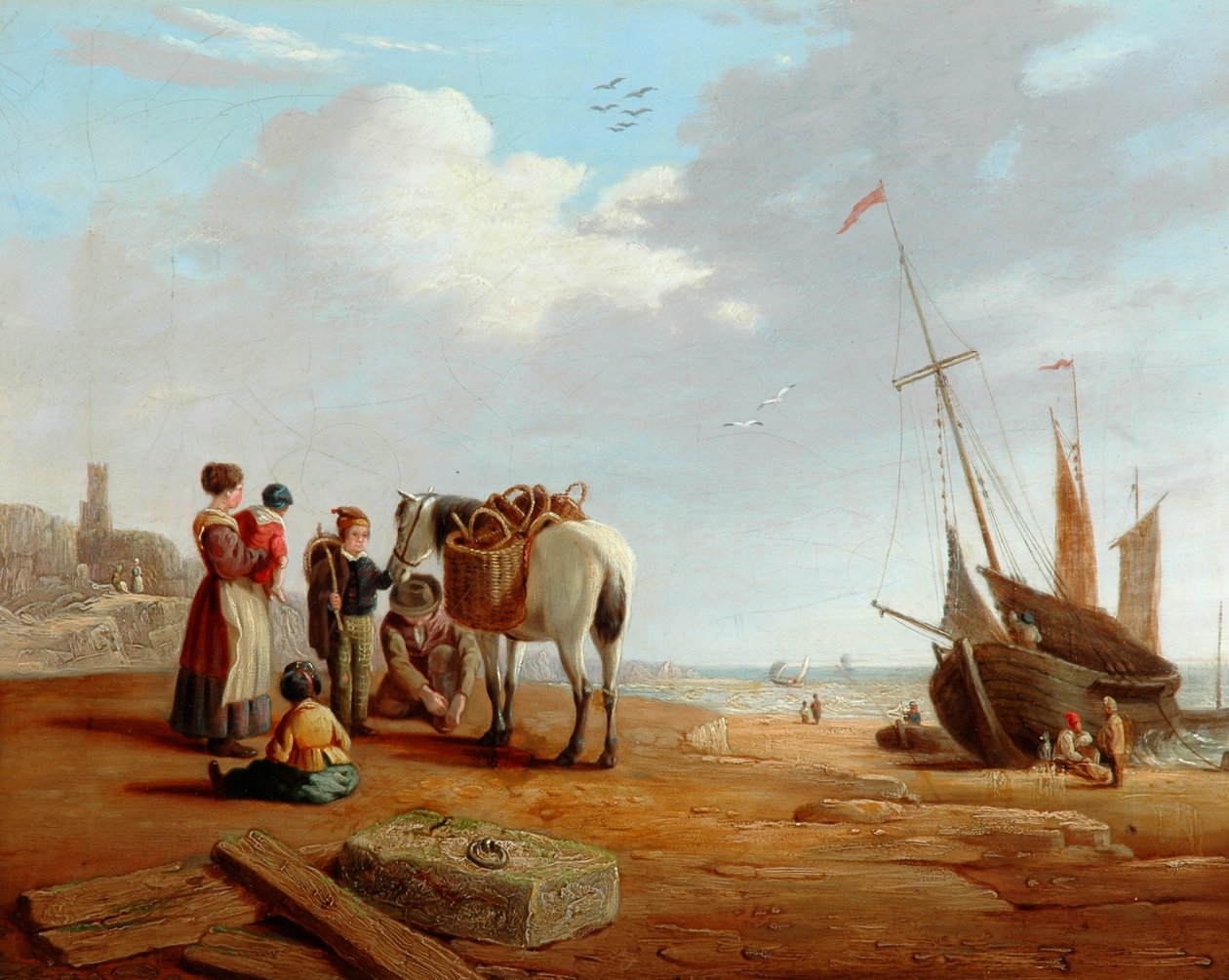 Scena włoskiego wybrzeża autorstwa Clarkson Frederick Stanfield