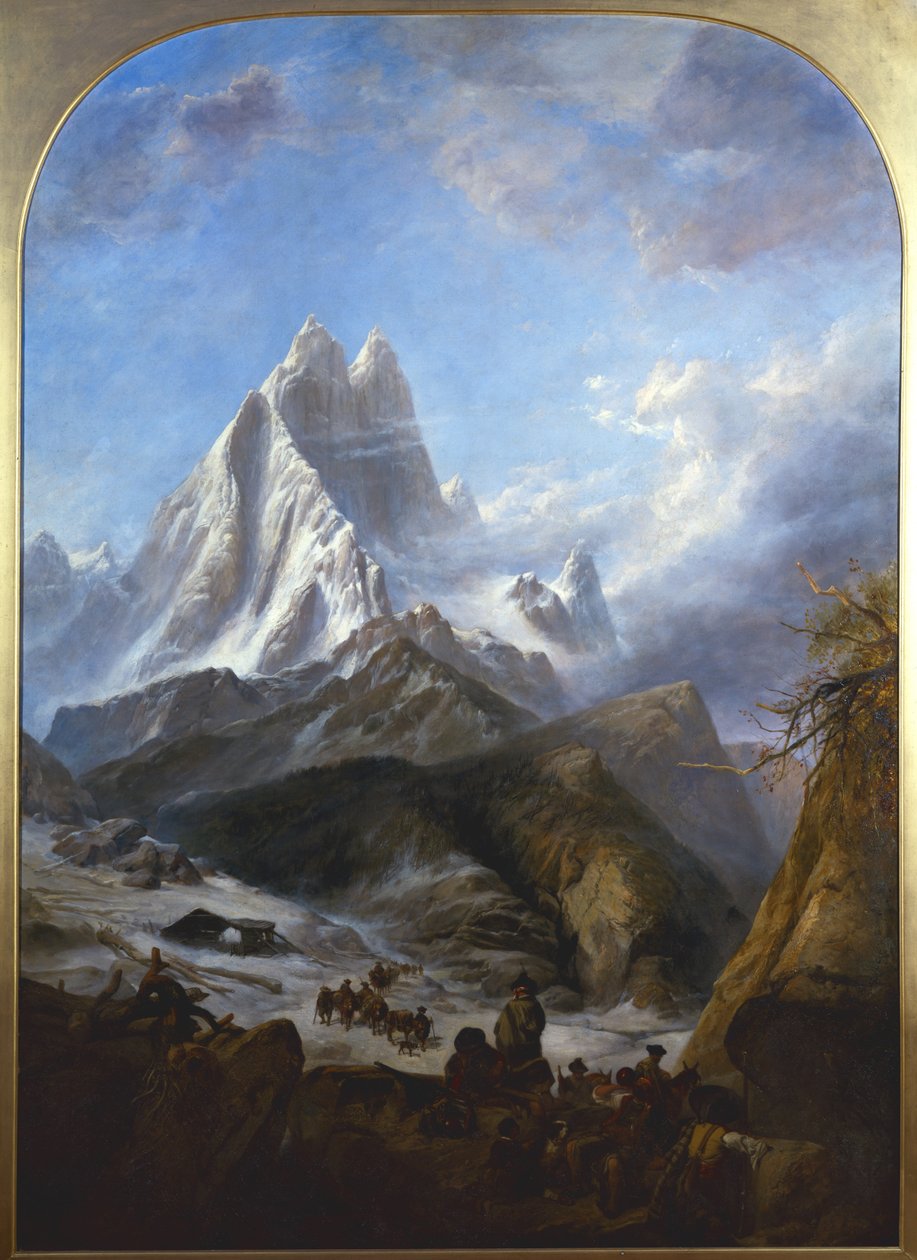 Pic du Midi: DOssau, Pireneje autorstwa Clarkson Frederick Stanfield