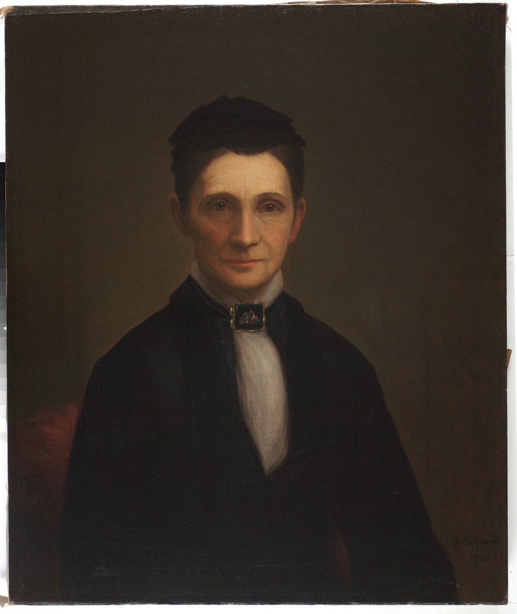Pani Benjamin Davis Wilson, 1881 r. autorstwa William Cogswell