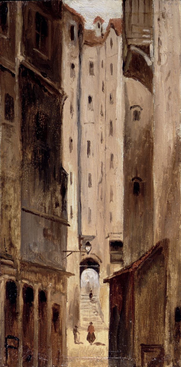 Advocates Close, Edynburg autorstwa William Crimea Simpson