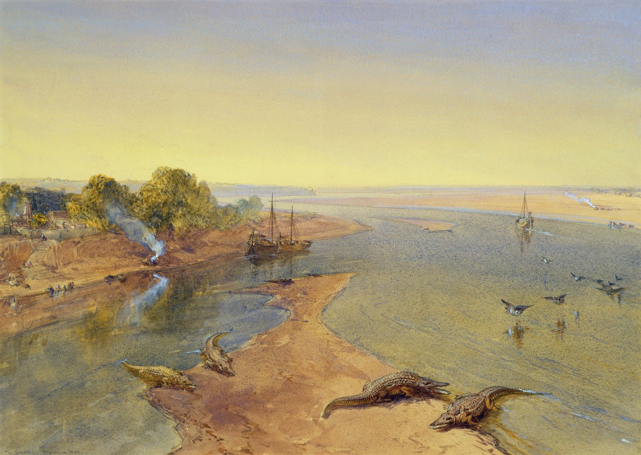 Ganges, 1863 autorstwa William Crimea Simpson