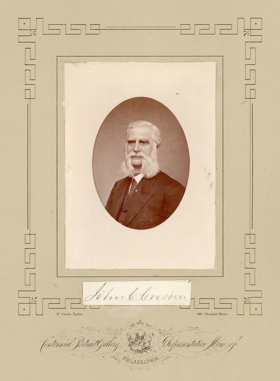 John Chapman Cresson (druk albumowy) autorstwa William Curtis Taylor