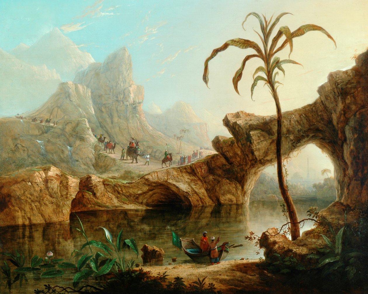Scena w Himalajach autorstwa William Daniell
