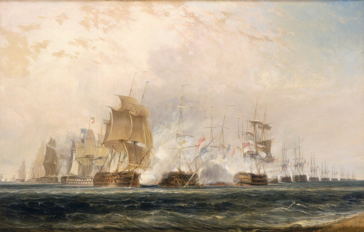 Bitwa nad Nilem autorstwa William Daniell
