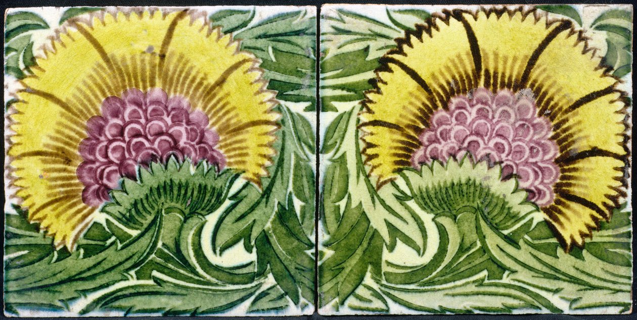 Płytki w stylu perskim (ceramiczne) autorstwa William de Morgan