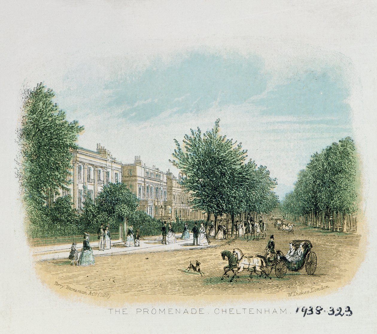 Promenada, Cheltenham autorstwa William Dickes