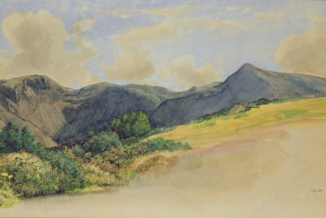 Koza spadła, Arran autorstwa William Dyce