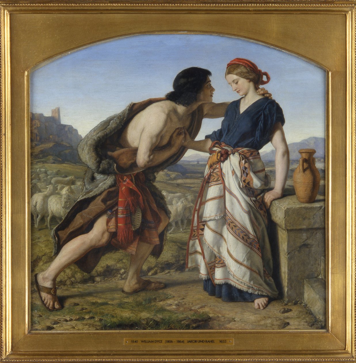 Spotkanie Jakuba i Racheli, 1853 (patrz 141377) autorstwa William Dyce