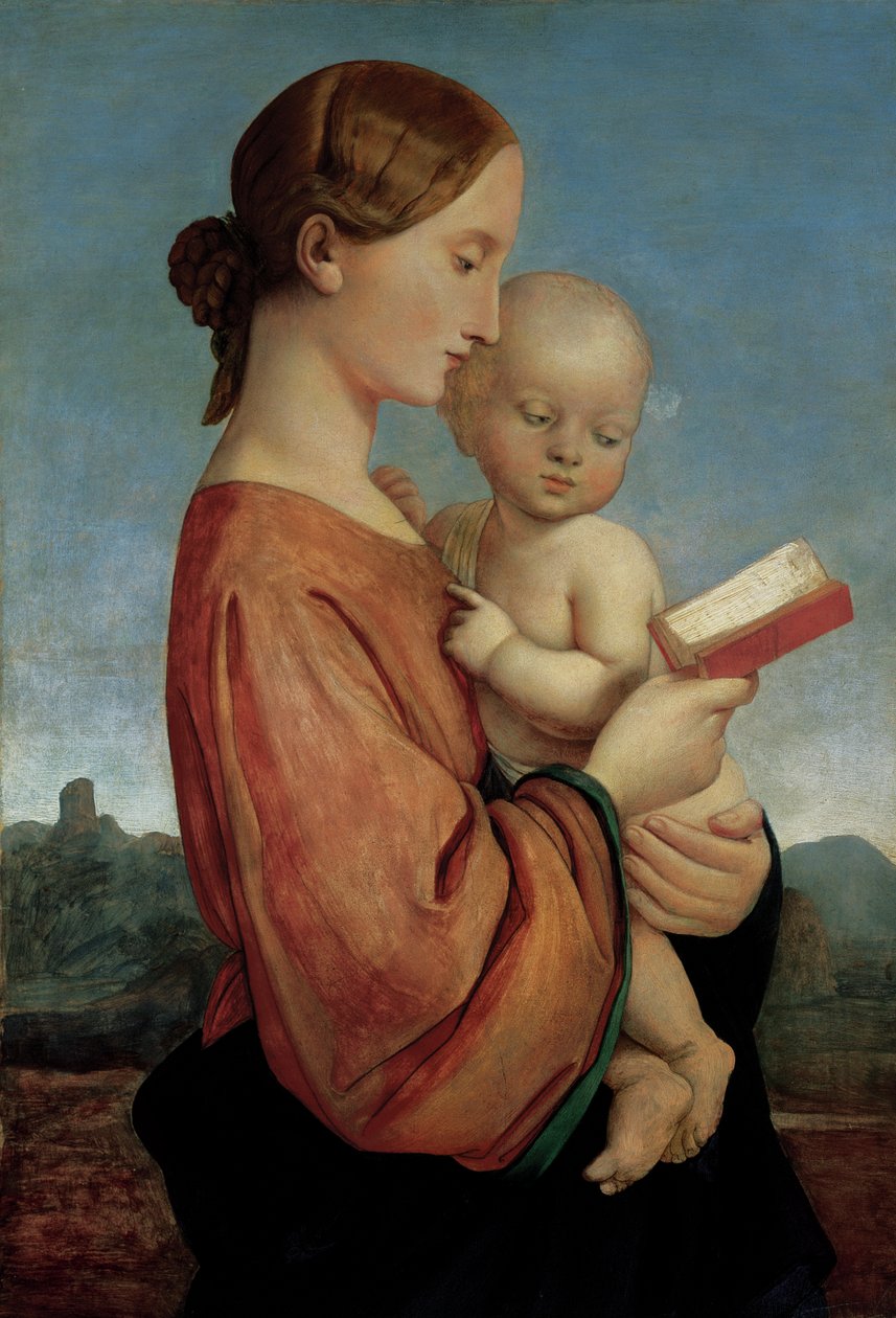 Dziewica i Dziecko autorstwa William Dyce