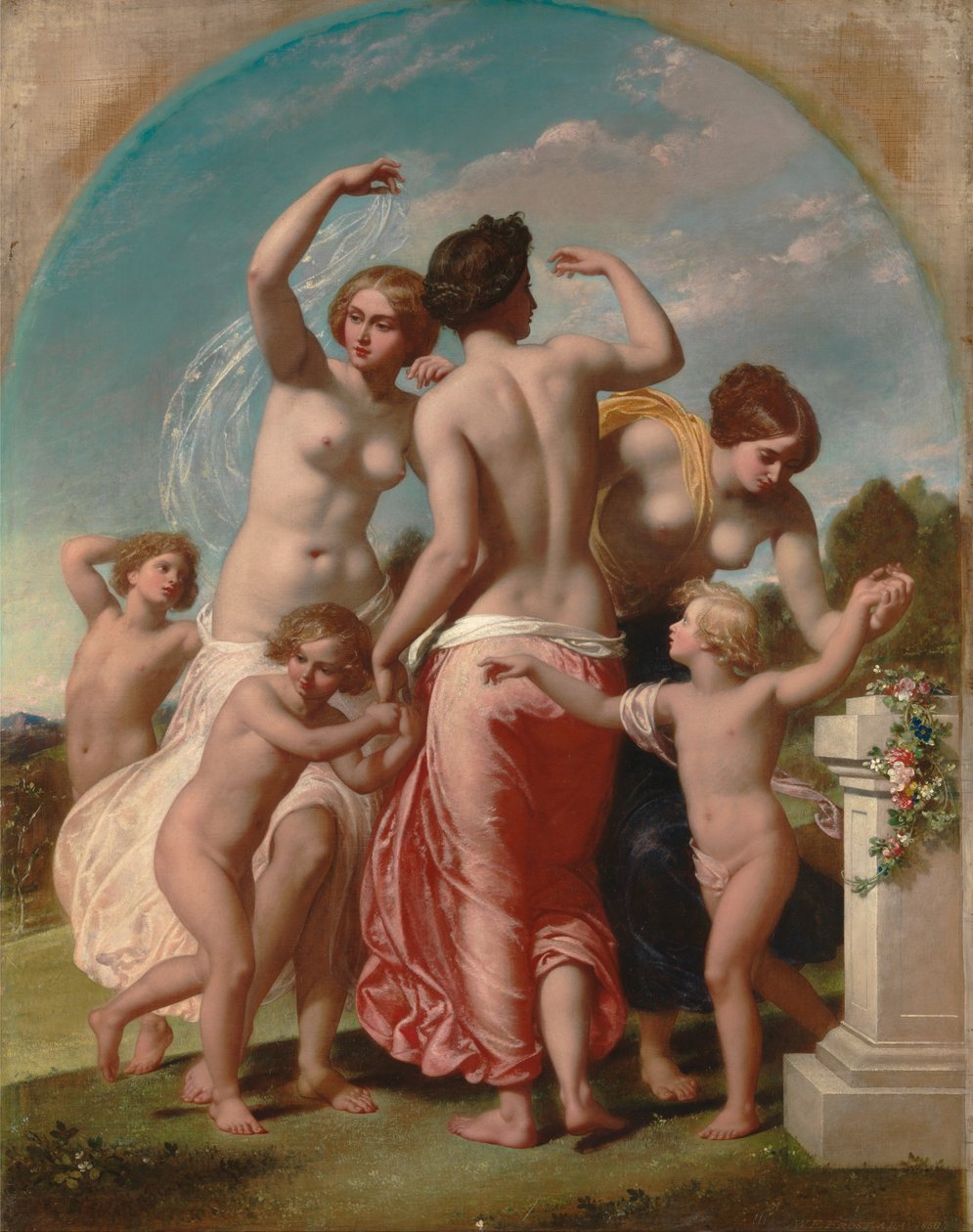 Trzy Gracje autorstwa William Edward Frost